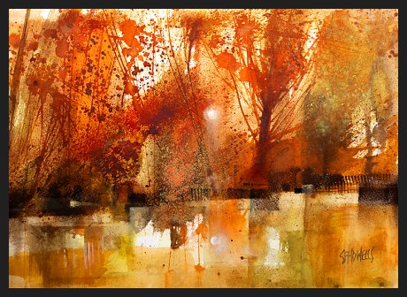 Autumn on My Mind by Sue Howells - original painting