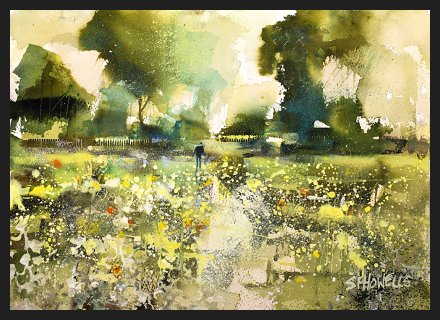 Life is a Walk in the Park by Sue Howells - original painting